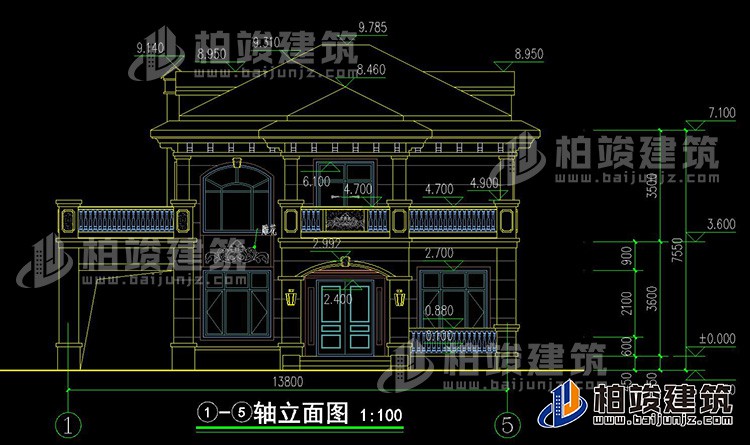 正立面图